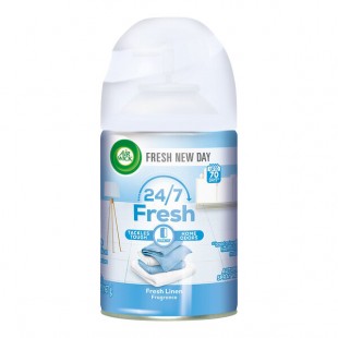 Air Wick RAC82314 5.89 oz. Fresh Linen Scented Fragrance Refill Canister - 6/Case