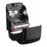 San Jamar Simplicity Essence EcoLogic T7400REBK Black Mechanical Hands Free Towel Dispenser
