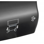 San Jamar Simplicity Essence EcoLogic T7400REBK Black Mechanical Hands Free Towel Dispenser