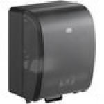 San Jamar Simplicity Essence EcoLogic T7400REBK Black Mechanical Hands Free Towel Dispenser