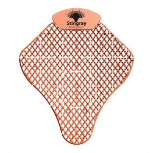 WizKid Stingray STGRY-MGO Mango Scent Urinal Screen - 6/Case WizKid Stingray STGRY-MGO Mango Scent Urinal Screen - 6/Case
