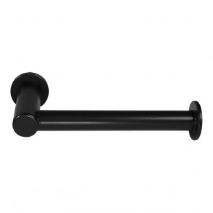 Bobrick Fino B-9543.MBLK Surface-Mounted Stainless Steel Single Roll Toilet Tissue Holder with Matte Black Finish