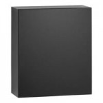 Bobrick Fino B-9543.MBLK Surface-Mounted Stainless Steel Single Roll Toilet Tissue Holder with Matte Black Finish