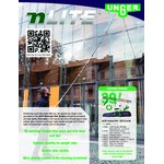 Unger nLite HiFlo Gen 1 UC35G 2-Section HiMod Carbon Water Cleaning Extension Pole - 11' Unger nLite HiFlo Gen 1 UC35G 2-Section HiMod Carbon Water Cleaning Extension Pole - 11'