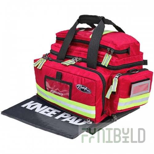 Kemp USA Red Large Premium Professional Trauma Bag 10-104-RED-PRE