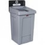 Rubbermaid® Slim Jim 2171554 33 Gallon Single-Stream Landfill Recycling Station with Lid