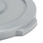 Continental 1002GY Huskee 10 Gallon Gray Round Trash Can Lid