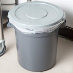 Continental 1002GY Huskee 10 Gallon Gray Round Trash Can Lid