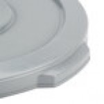 Continental 1002GY Huskee 10 Gallon Gray Round Trash Can Lid