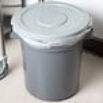 Continental 1002GY Huskee 10 Gallon Gray Round Trash Can Lid