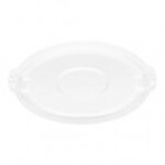 Continental 1002GY Huskee 10 Gallon Gray Round Trash Can Lid