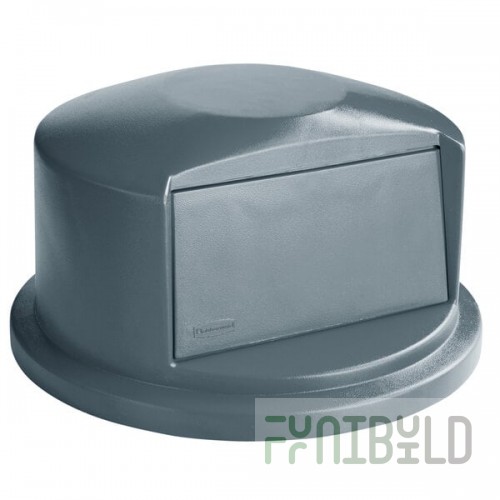Rubbermaid® FG263788GRAY BRUTE Gray Round Dome Top for FG263200 Trash Cans 32 Gallon