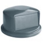 Rubbermaid® FG263788GRAY BRUTE Gray Round Dome Top for FG263200 Trash Cans 32 Gallon