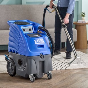 Lavex Single 3-Stage Cold Water Carpet Extractor with 15' Hoses and 12 Lavex Single 3-Stage Cold Water Carpet Extractor with 15' Hoses and 12