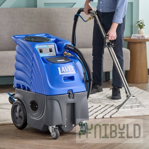 Lavex Single 3-Stage Cold Water Carpet Extractor with 15' Hoses and 12