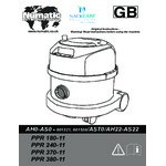 NaceCare Solutions Henry ProVac PPR 240 900766 2.5 Gallon Corded Canister Vacuum with AST2 Combination Floor Toolkit - 120V