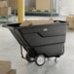 Lavex 1 Cubic Yard Black Standard-Duty Tilt Truck / Trash Cart (1250 lb. Capacity) Lavex 1 Cubic Yard Black Standard-Duty Tilt Truck / Trash Cart (1250 lb. Capacity)