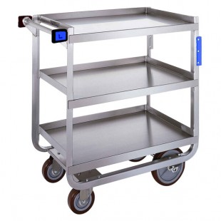 Lakeside 559 Heavy Duty NSF Stainless Steel 3 Shelf Utility Cart - 22 3/8 Lakeside 559 Heavy Duty NSF Stainless Steel 3 Shelf Utility Cart - 22 3/8