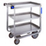 Lakeside 559 Heavy Duty NSF Stainless Steel 3 Shelf Utility Cart - 22 3/8 Lakeside 559 Heavy Duty NSF Stainless Steel 3 Shelf Utility Cart - 22 3/8