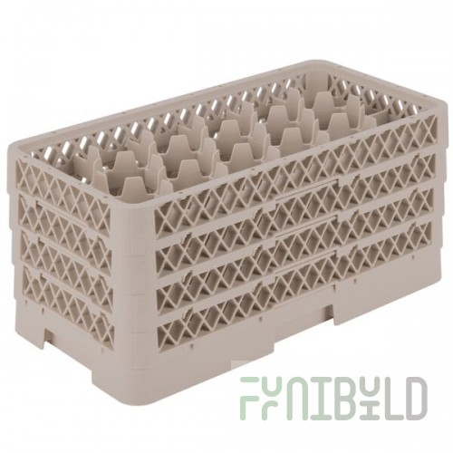 Vollrath HR1D1DDD Traex® Half-Size Beige 17 Compartment 9 1/16