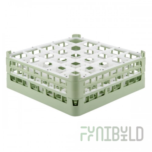Vollrath 52711 Signature Full-Size Light Green 25-Compartment 5 11/16