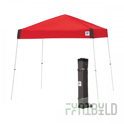 E-Z Up VS3WH10PN Vista Instant Shelter 10' x 10' Punch Canopy with White Frame