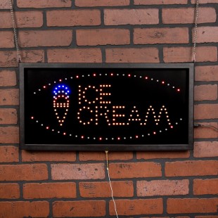 Aarco ICE13L Ice Cream LED Sign