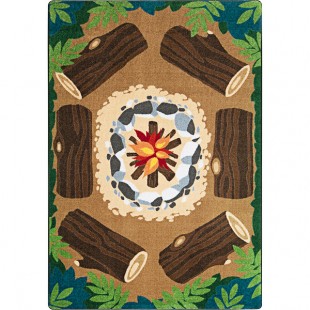 Joy Carpets Kid Essentials Campfire Fun 10' 9