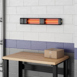 Boltic Black Electric Infrared Heater - 240V, 3,000W
