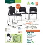 National Public Seating 8804-11-04 Cafetorium Navy Blue Stacking Chair