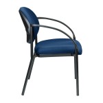 Eurotech 9011-AT30 Dakota Series Navy Curved Arm Chair