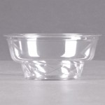 Fabri-Kal Indulge DE5 5 oz. Clear PET Sundae Cup - 50/Pack