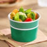 Choice 12 oz. Green Paper Frozen Yogurt / Food Cup - 50/Pack Choice 12 oz. Green Paper Frozen Yogurt / Food Cup - 50/Pack