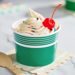 Choice 12 oz. Green Paper Frozen Yogurt / Food Cup - 50/Pack Choice 12 oz. Green Paper Frozen Yogurt / Food Cup - 50/Pack