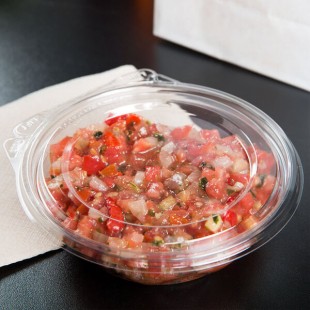 Dart SafeSeal 8 oz. Plastic Tamper-Resistant, Tamper-Evident Bowl with Flat Lid - 240/Case Dart SafeSeal 8 oz. Plastic Tamper-Resistant, Tamper-Evident Bowl with Flat Lid - 240/Case