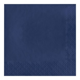 Creative Converting 581137B Navy Blue 3-Ply 1/4 Fold Luncheon Napkin - 500/Case Creative Converting 581137B Navy Blue 3-Ply 1/4 Fold Luncheon Napkin - 500/Case