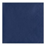 Creative Converting 581137B Navy Blue 3-Ply 1/4 Fold Luncheon Napkin - 500/Case Creative Converting 581137B Navy Blue 3-Ply 1/4 Fold Luncheon Napkin - 500/Case