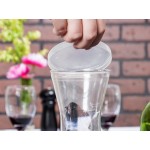 Fineline Platter Pleasers 3405-CL Disposable 35 oz. Clear Plastic Carafe with Lid Fineline Platter Pleasers 3405-CL Disposable 35 oz. Clear Plastic Carafe with Lid
