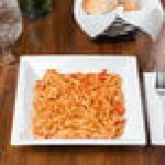 Libbey Slate 30 oz. Ultra Bright White Wide Rim Square Porcelain Pasta Bowl - Sample