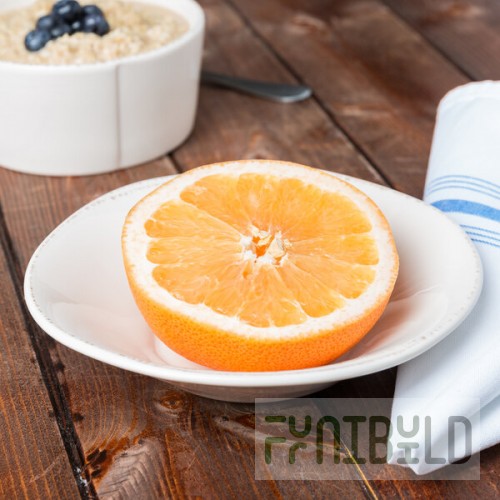 Libbey Farmhouse 12 oz. Round Cream Porcelain Grapefruit Bowl - Sample