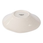 Libbey Farmhouse 12 oz. Round Cream Porcelain Grapefruit Bowl - Sample