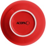 Acopa Capri 19 oz. Passion Fruit Red Stoneware Bistro Bowl - Sample