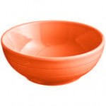 Acopa Capri 19 oz. Passion Fruit Red Stoneware Bistro Bowl - Sample