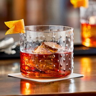 Acopa 12.5 oz. Hobnail Style Double Rocks Glass / Tumbler - Sample