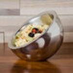 American Metalcraft AB6 23 oz. Double Wall Stainless Steel Angled Insulated Serving Bowl American Metalcraft AB6 23 oz. Double Wall Stainless Steel Angled Insulated Serving Bowl