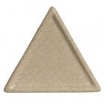 G.E.T. Enterprises DT200-MOD-T Bugambilia Smooth MOD Finish Terracotta Resin-Coated Aluminum Deep XXS Triangle Disc