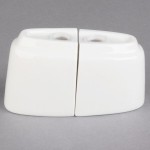 Villeroy & Boch 16-4004-3490 Affinity White Porcelain Salt and Pepper Shaker Set - 6/Pack Villeroy & Boch 16-4004-3490 Affinity White Porcelain Salt and Pepper Shaker Set - 6/Pack