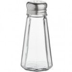 Choice 1 oz. Mushroom Top Paneled Salt and Pepper Shaker - 12/Pack