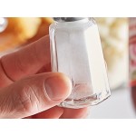 Choice 1 oz. Mushroom Top Paneled Salt and Pepper Shaker - 12/Pack