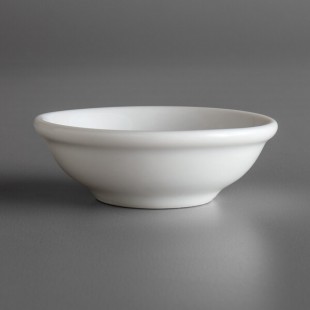 Sant' Andrea Fusion by 1880 Hospitality R4020000951 East 2 oz. Bright White Porcelain Sauce Dish - 72/Case Sant' Andrea Fusion by 1880 Hospitality R4020000951 East 2 oz. Bright White Porcelain Sauce Dish - 72/Case